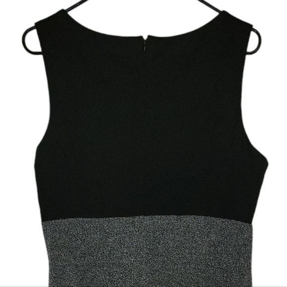 DN Design size 16 black & gray sleeveless dress zipper on back - Picture 4 of 7